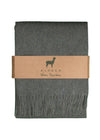 ALPAKA PLAID - DONKERGROEN - 200X150CM - NEW!