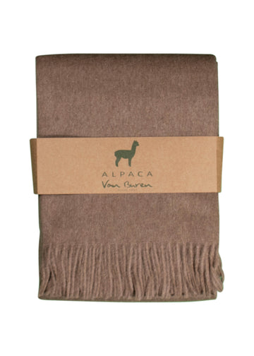 ALPAKA PLAID - KARAMEL - 200X150CM - NEW!