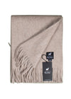 ALPAKA PLAID - LICHTBEIGE - 200X150CM - NEW!