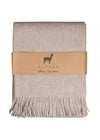 ALPAKA PLAID - LICHTBEIGE - 200X150CM - NEW!