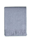 ALPAKA PLAID - LICHTBLAUW - 200X150CM - NEW!