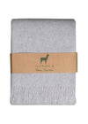ALPAKA PLAID - LICHTGRIJS - 200X150CM - NEW!