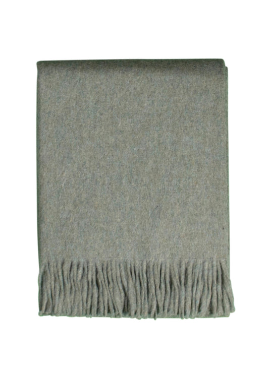 ALPAKA PLAID - LICHTGROEN - 200X150CM - NEW!