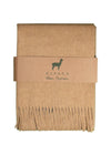 ALPAKA PLAID - OKERGEEL - 200X150CM - NEW!