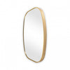 ALU SPIEGEL SQUARED OVAL GOUD