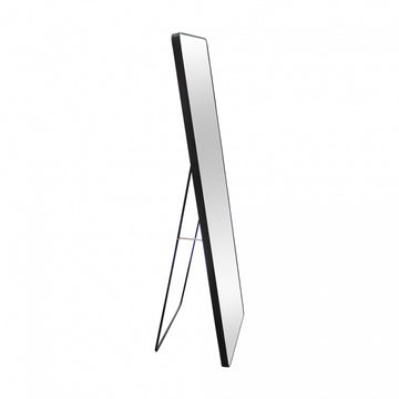 ALU SPIEGEL STANDING CURVED ZWART