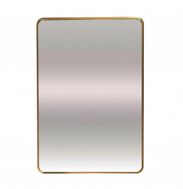 ALU SPIEGEL CURVED MATT BRONZE